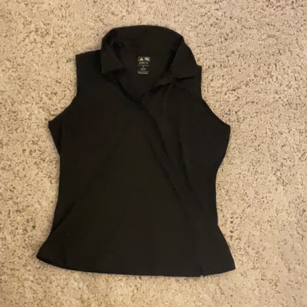 Sleeveless Black Top